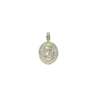 Diamond Round Pendant (14K).