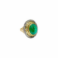 Diamond Round Ring (18K).