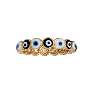 All Around Evil Eye Ring (Silver)