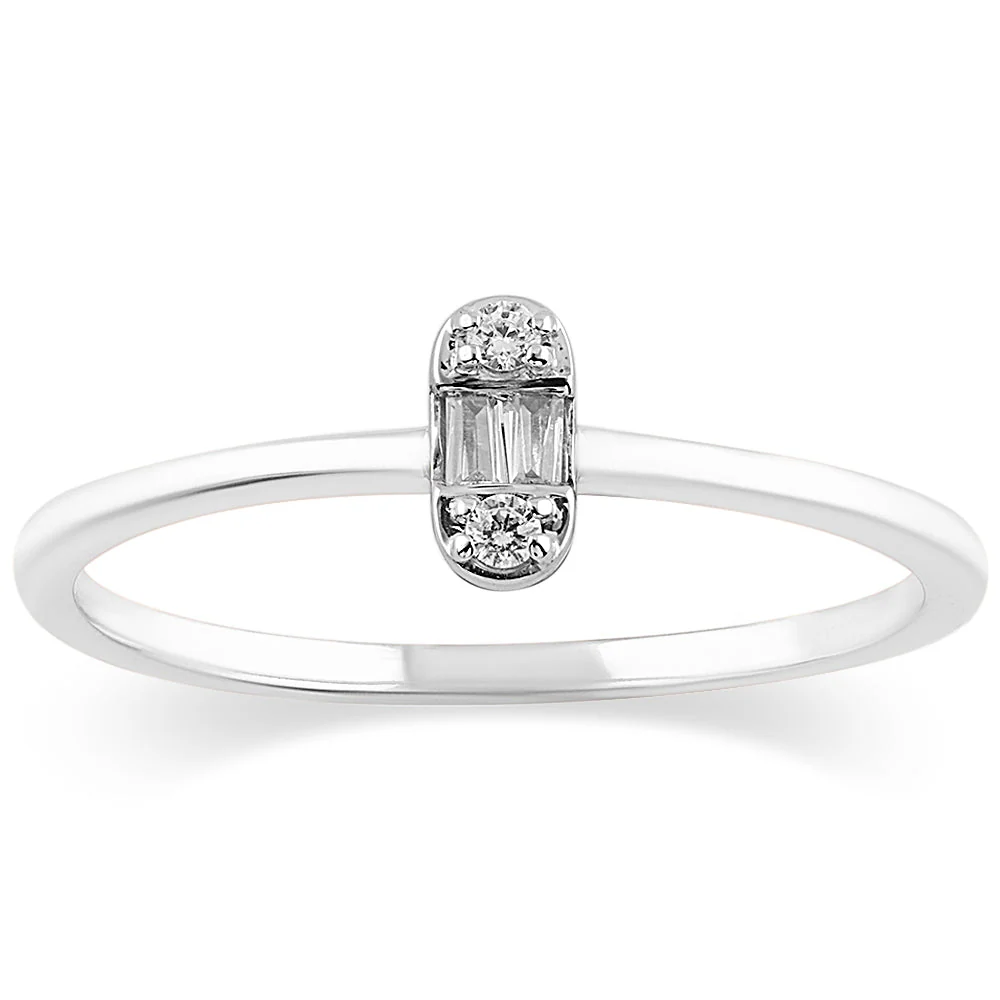 Diamond Baguette Ring (14K)