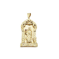 Yellow Gold Solid Santa Barbara Pendant (14K)