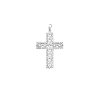 Diamond Chain Link Style Cross Pendant (14K)