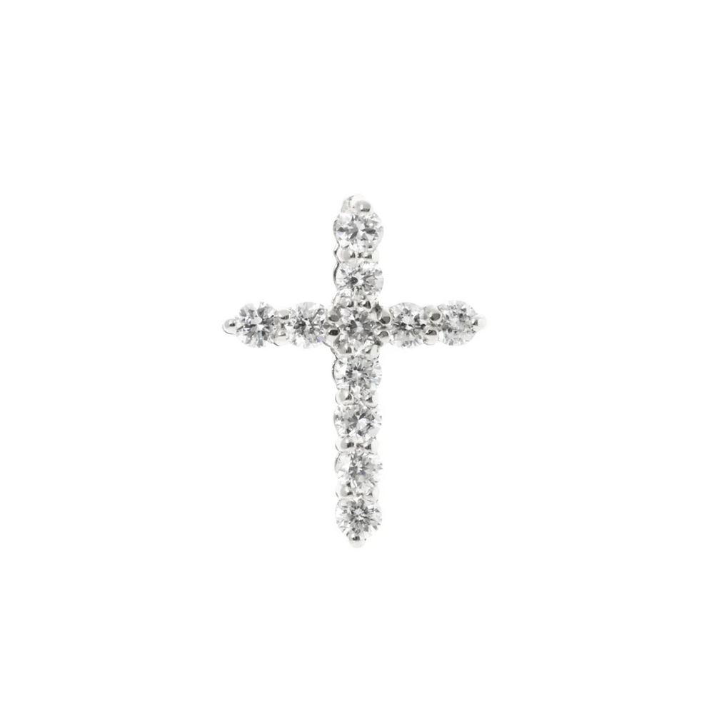 Diamond Cross Slide Pendant (14K)