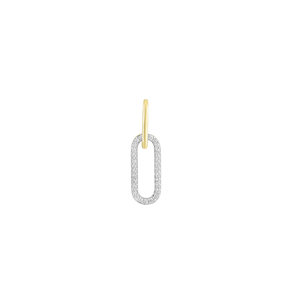 Diamond Link Pendant (14K)