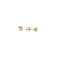 Single Diamond Stud Earrings (14K)
