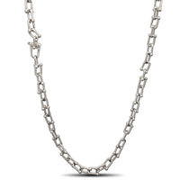 Korálkový retiazkový náhrdelník (strieborný)