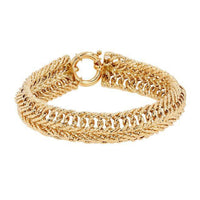 Diamond-Cut Sedusa Link Bracelet (14K).
