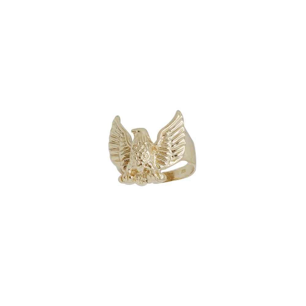 Flying Eagle Men's Ring (14K)