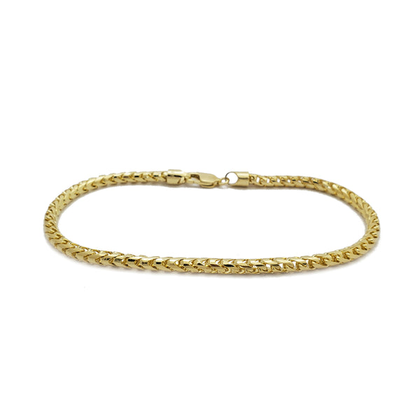 [2.7 mm] Solid Round Franco Bracelet (14K).