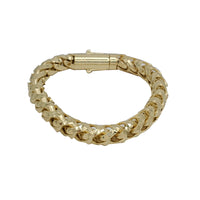 Hollow Franco Bracelet (14K).