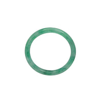 [6.8 mm] Green Jade Bangle Bracelet