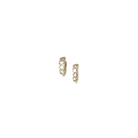 Heart  Huggie Earrings (14K)