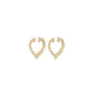 Bamboo Hoop Earing (14K)