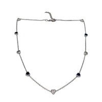 Heart  Stone Chain (Silver)