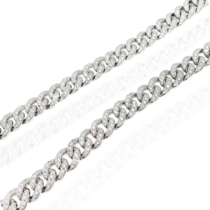 Diamond Miami-Cuban Chain (14K)