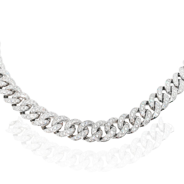 Diamond Miami-Cuban Chain (14K)