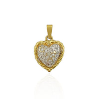 Twisted Heart Pendant (14K)