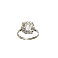 Round Solitaire 4.52ctw Lab Grown Diamond Engagement Ring (14K)