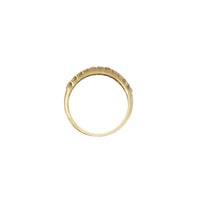 Round Diamond Cut Wedding Ring (Gold)