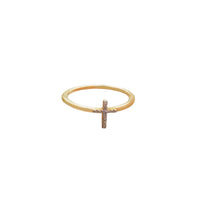Cross Ring 14K Yellow Gold