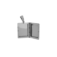 Floral textured Rectangle Locker Pendant (Silver)