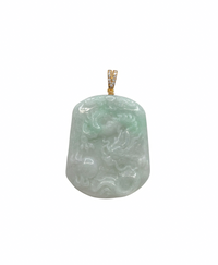 ʻO Dragon Jade Pendant (14K)