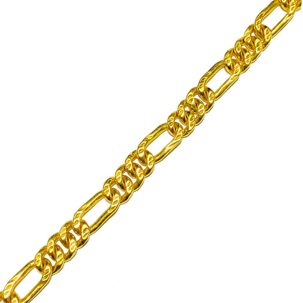 Figaro Bracelet (24K)