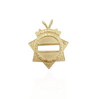 NYC Auxiliary Police Badge Pendant (14K)