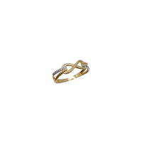 Cubic Zirconia Round Ring (14K)