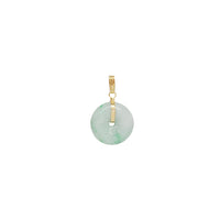 Round Jade Pendant (14K)