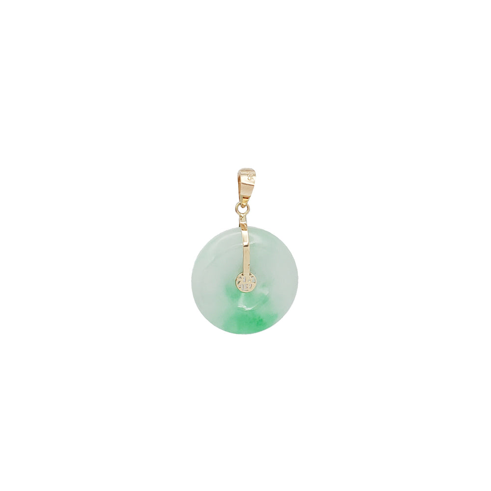 Jade Lucky Pendant (14K)