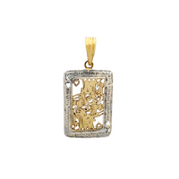 King of Hearts Card Pendant (14K)