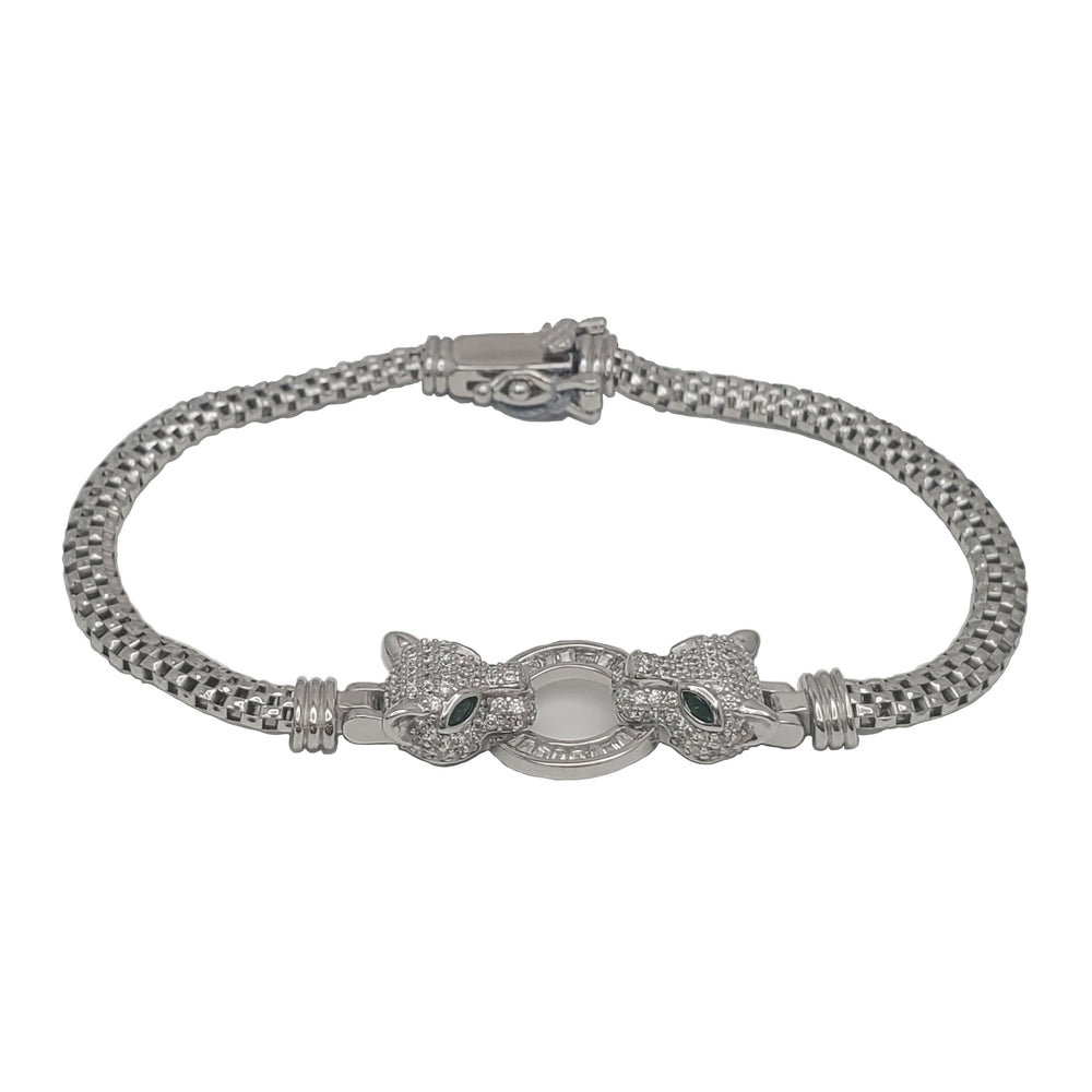 Leopard Bracelet （Silver）