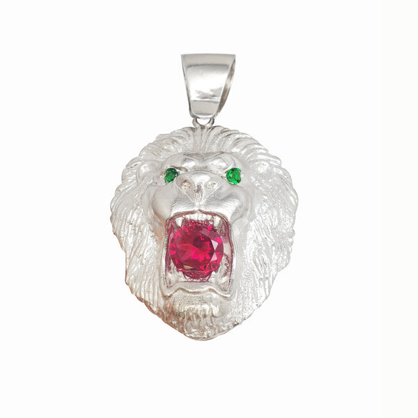 Lion Pendant (Silver)