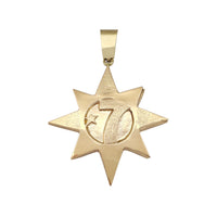 Lucky "7" North Star Pendant (14K)