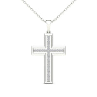 Diamond Cross Pendant (14K)