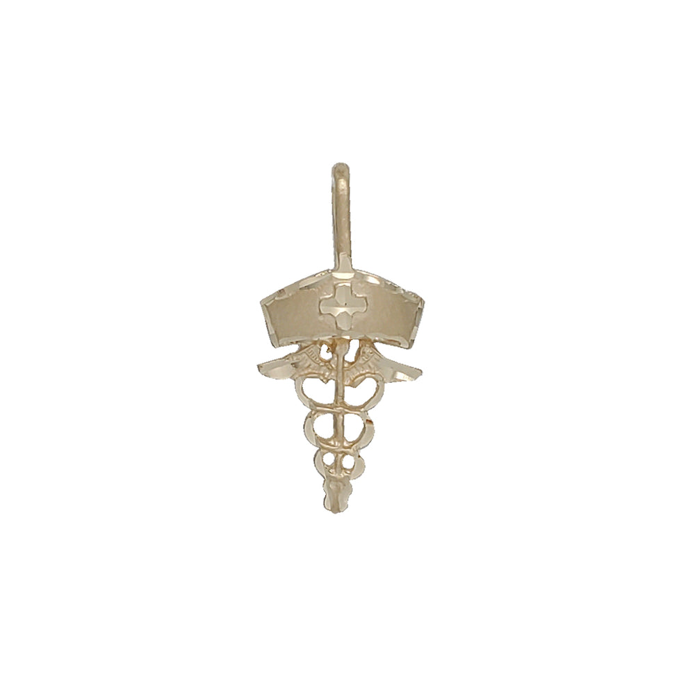Caduceus Medical Pendant (14K)