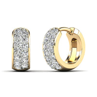 Diamond Hoop Earring (14K)