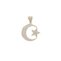 Moon & Star Pendant (14K)
