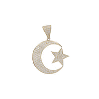 Moon & Star Pendant (14K)