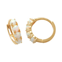 Opal Huggie Earring (14K).