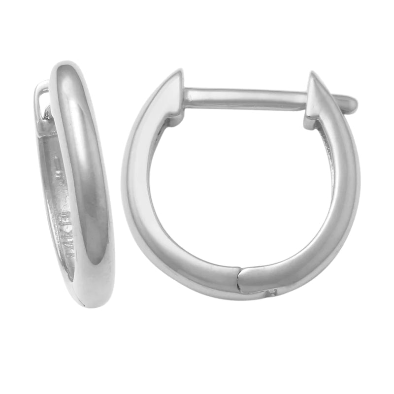 Huggie Hoop Earrings (14K )