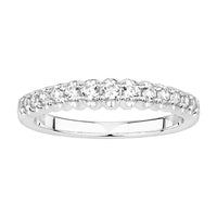 Diamant Hallef Éiwegkeet Ring (14K)