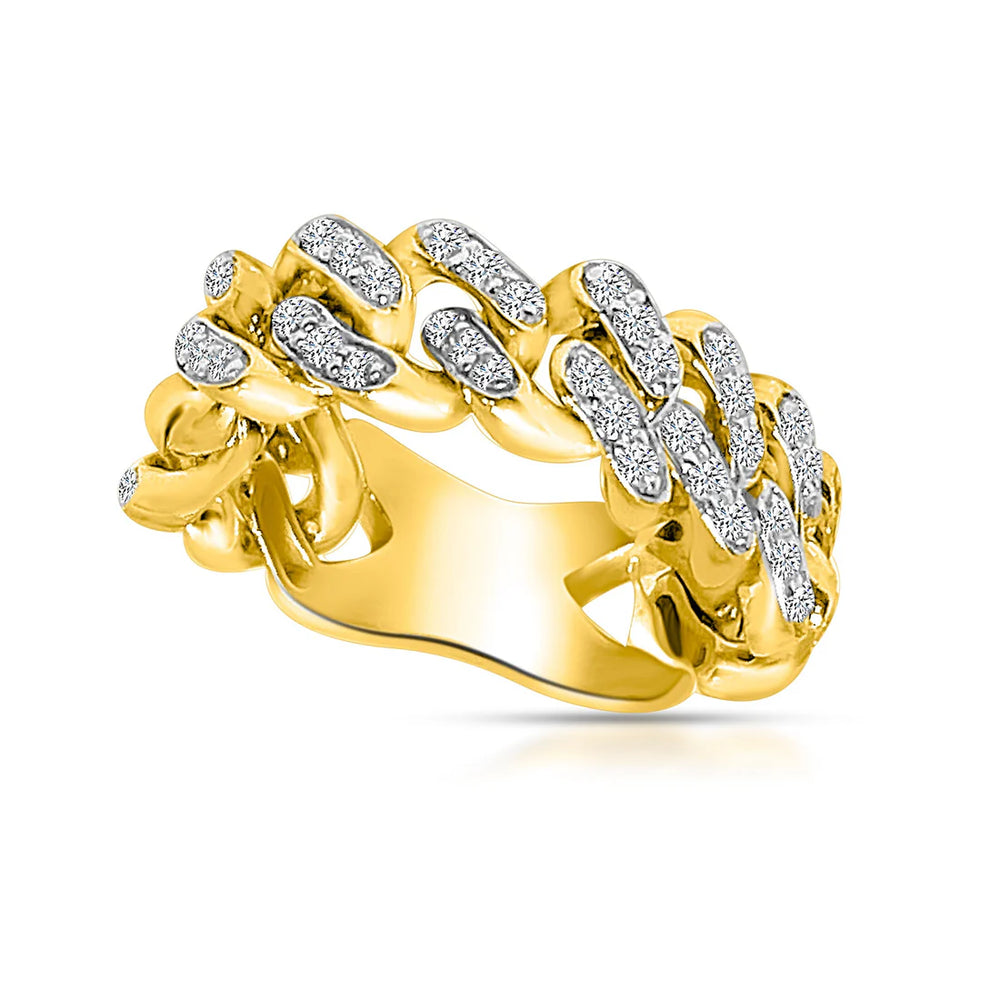 Diamond Cuban Ring (14K)