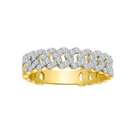 Cuban Link Fancy Ring （14K)