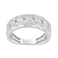 Ice-Out Diamond Cuban Ring (14K)
