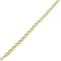Peridot Bracelet (14K).