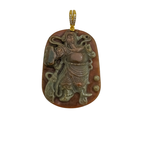 关公 Guan Yu Guan Gong Pendant (Jade)