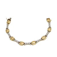 Two-Tone Fancy Bracelet (14K)