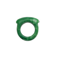 I-Saddle Jade Ring